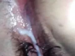 में बालों बिल्ली Creampie
